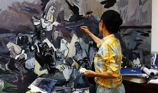油画界女豪杰 | 闫平