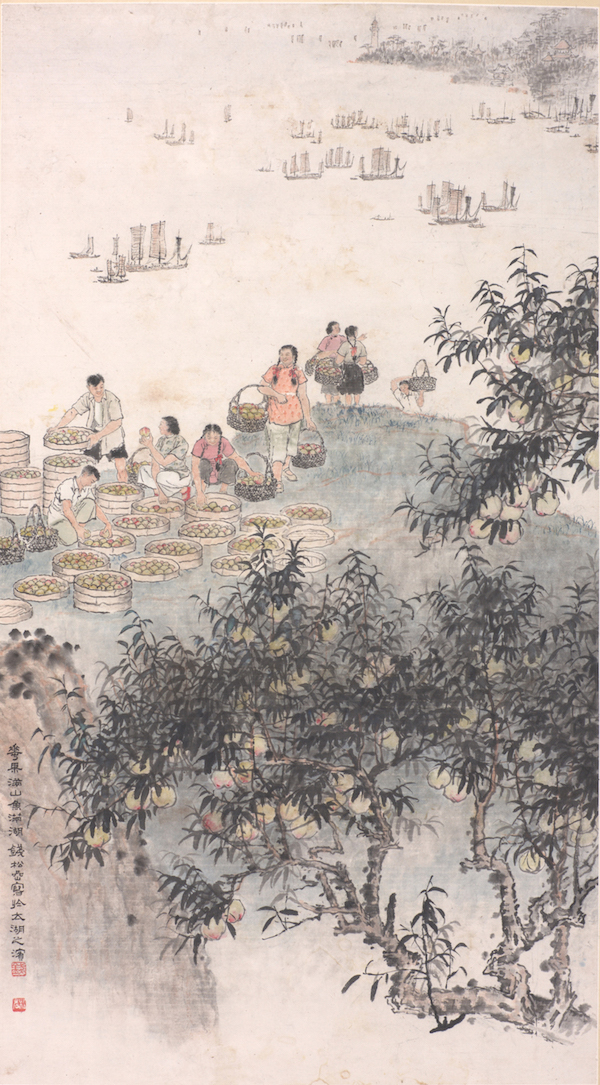 无锡博物馆钱松喦特展,从“师古人”到“描绘江南”