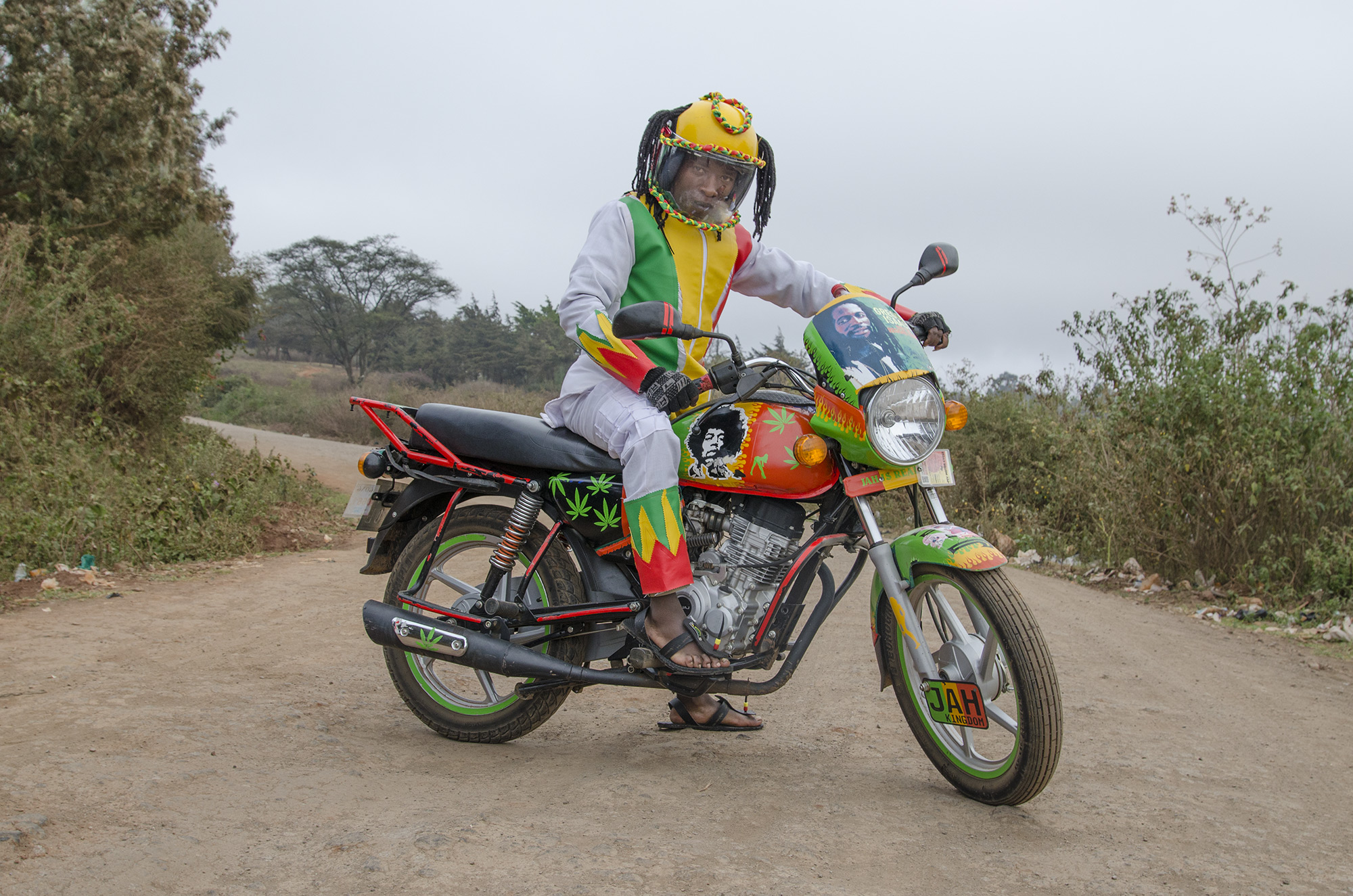 Nairobi’s Motor Taxi Drivers Sport Extravagant Costumes in ‘Boda Boda Madness’