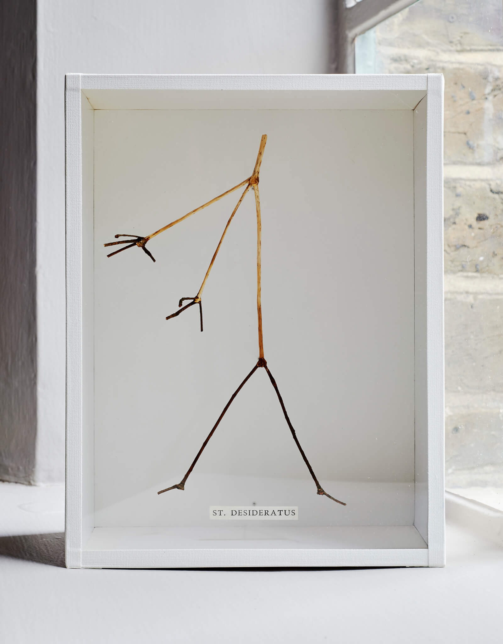 Using Found Twigs, Artist Chris Kenny Assembles Tiny Dancing Figures and Minimal Portraits