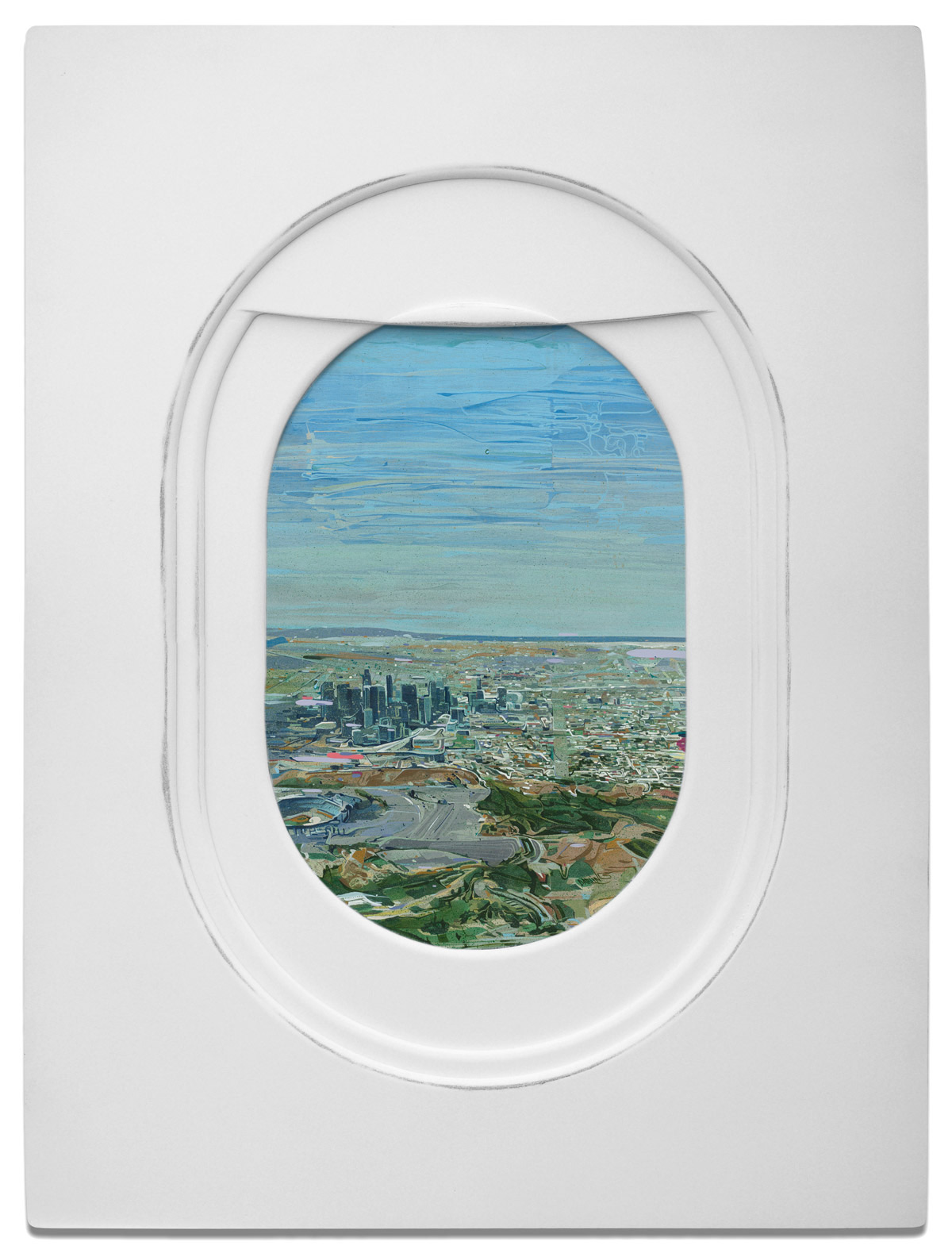 Peek Out of These Painted Airplane Windows to Spot Diverse Landscapes