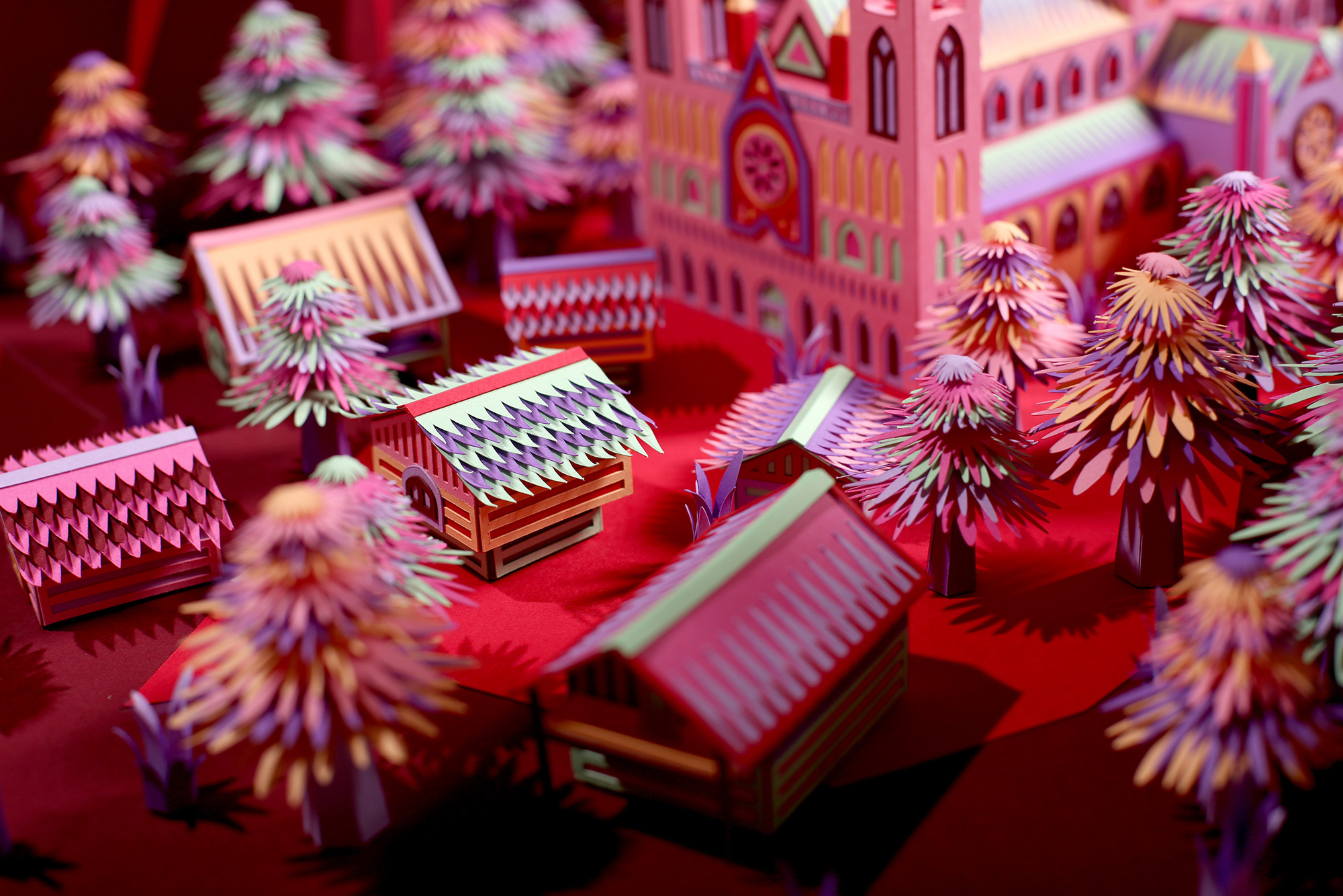 Scenes From Award-Winning Literature Crafted With Hand-Cut Paper by Zim &amp; Zou