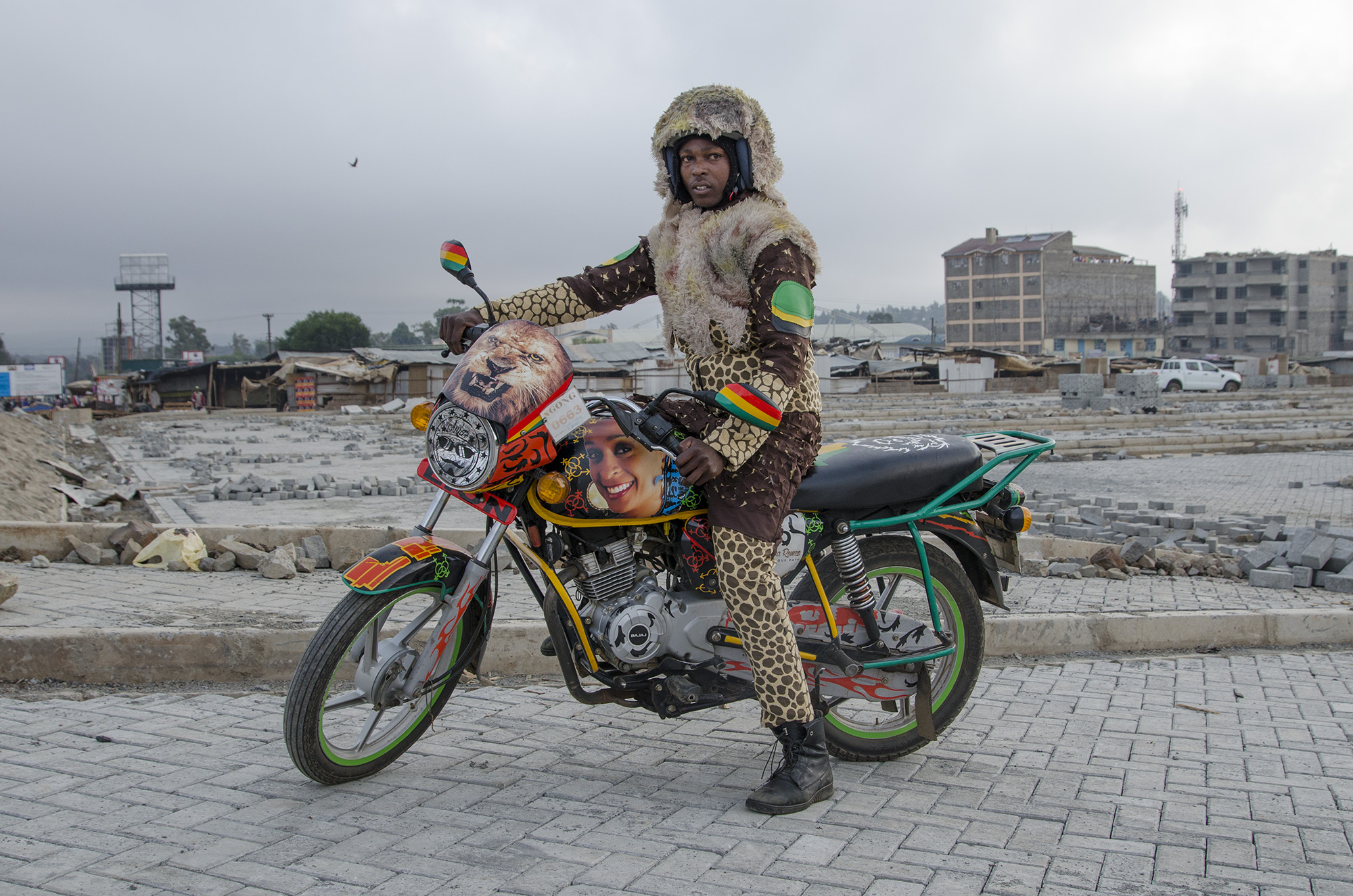 Nairobi’s Motor Taxi Drivers Sport Extravagant Costumes in ‘Boda Boda Madness’