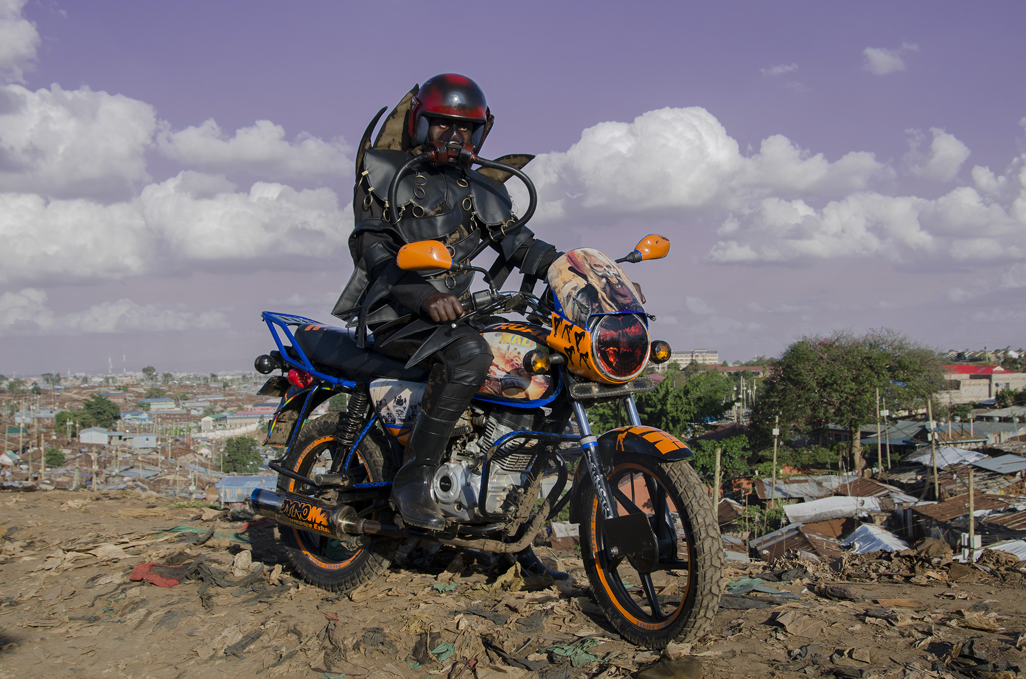 Nairobi’s Motor Taxi Drivers Sport Extravagant Costumes in ‘Boda Boda Madness’