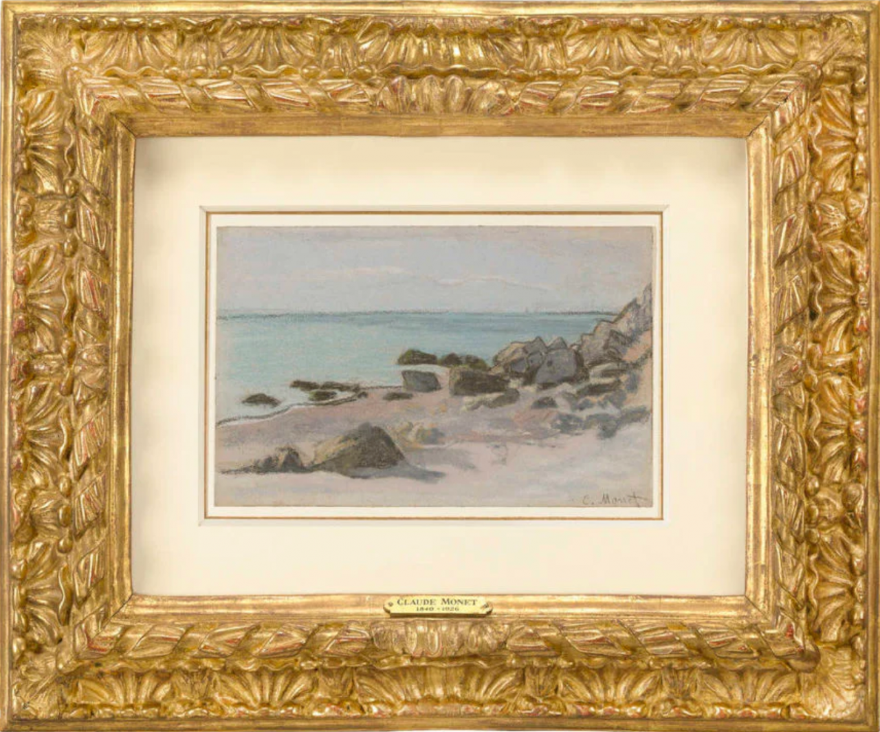 Claude Monet: Bord de Mer, ca. 1865.