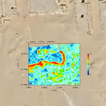 The L-shaped anomaly identified among the mastaba tombs in Giza, Egypt.