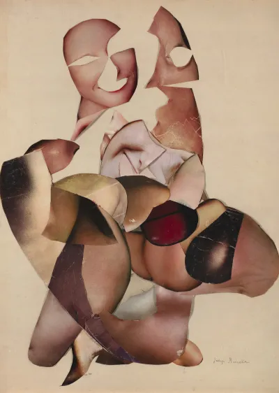 A collage of images of women