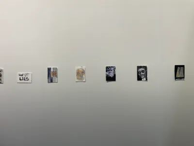Taisiia Cherkasova at Lazy Mike Gallery, Untitled Art, Houston, 2025.