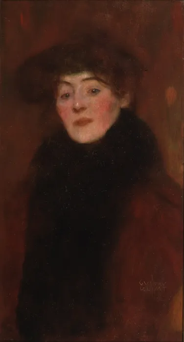 Gustav Klimt: Woman with Fur Collar, 1897.