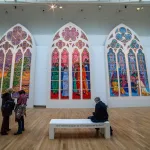 Installation view of “Claire Tabouret: In a Single Breath,” Grand Palais, Paris, December 10, 2025–March 15, 2026