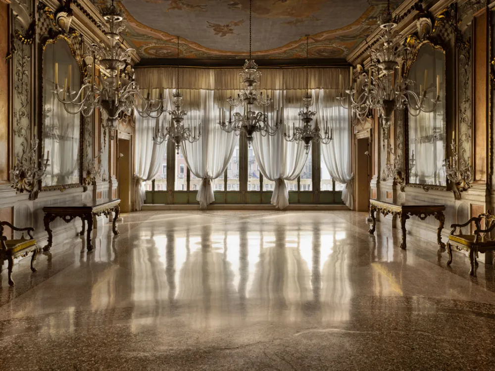 A Venetian palazzo with a Baroque interior.