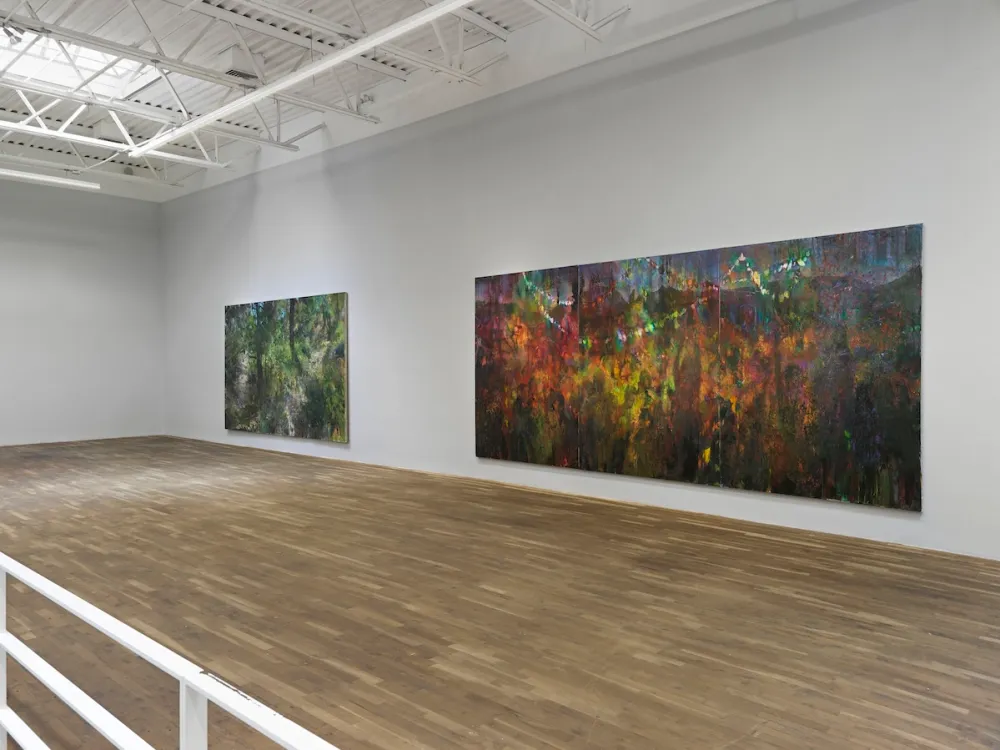 An installation view of 