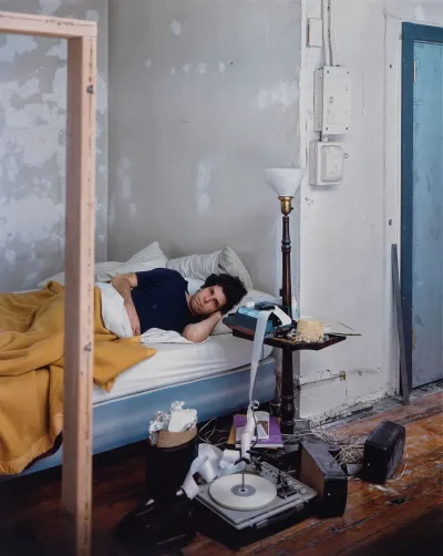 Stephen Shore, Self-Portrait, New York, New York, March 20, 1976, 1976