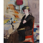 Interior: Lady in Black, Francis Cambell Boileau Cadell, c. 1920s