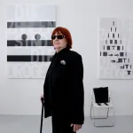 Rune Mields at her exhibition “Die Zahlen sind die Drogen,” September 4–18. 2016, presented at the Fuhrwerkwaage Kunstraum Köln, Germany, in conjunction with the Zonta Cologne Art Award