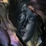 Torqued metal faces.