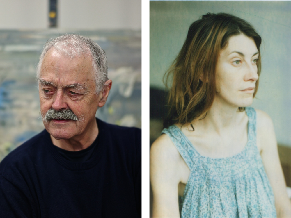 Artists Patrick Graham and Cathy Wilkes.